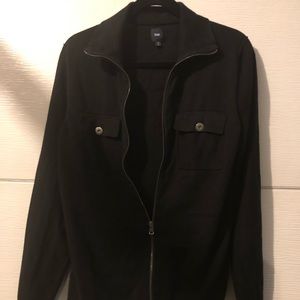 Gap lightweight zipup sweater
